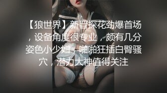 【狼世界】新晋探花劲爆首场，设备角度很专业，颇有几分姿色小少妇，啪啪狂插白臀骚穴，潜力大神值得关注