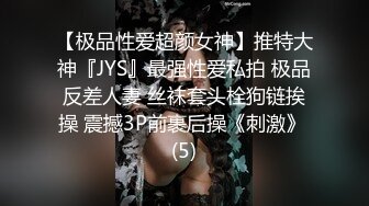 【极品性爱超颜女神】推特大神『JYS』最强性爱私拍 极品反差人妻 丝袜套头栓狗链挨操 震撼3P前裹后操《刺激》 (5)