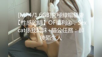 [MP4/1.6GB]究極綠帽騷妻【性感的貓】OF福利④，Sexcat係我阿妹+貓公任務：醉後陌生人