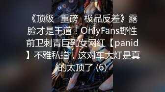 《顶级⭐重磅☛极品反差》露脸才是王道！OnlyFans野性前卫刺青巨乳女网红【panid】不雅私拍，这对车大灯是真的太顶了 (6)